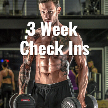 Body Revolt Online Program for Men<br>3 Week Check-ins